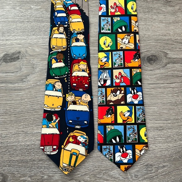 Other - Looney Tunes and Peanuts Neck Ties